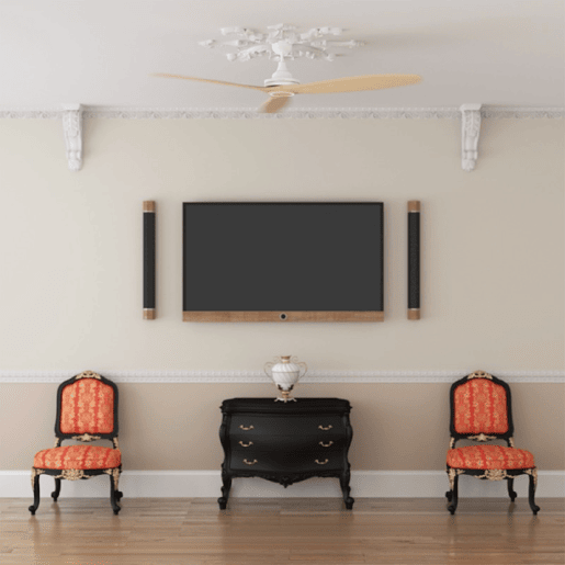 Cecotec Ventoinha de teto de 65 W e 52u2019u2019 com luz LED, comando à distância, 3 velocidades, 3 pás e modo winter-summer. Cecotec Ventoinha de teto de 65 W e 52u2019u2019 com luz LED, comando à distância, 3 velocidades, 3 pás e modo winter-summer.