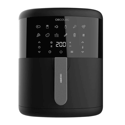 Cecotec Fritadeira digital e compacta sem óleo de 6 L de capacidade. Cecotec Fritadeira digital e compacta sem óleo de 6 L de capacidade.
