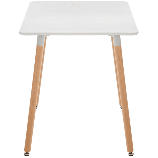 Mesa de Cocina Viborg Madera Blanco 60X60X70 cm