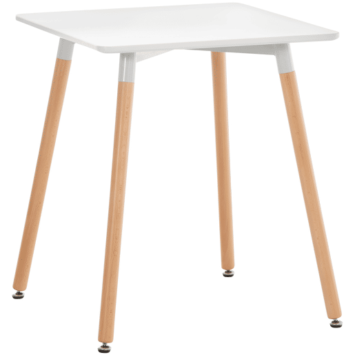 Mesa de Cocina Viborg Madera Blanco 60X60X70 cm