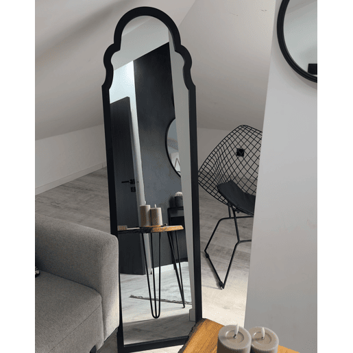 Espelho de pé CHATILLON 150 cm Preto