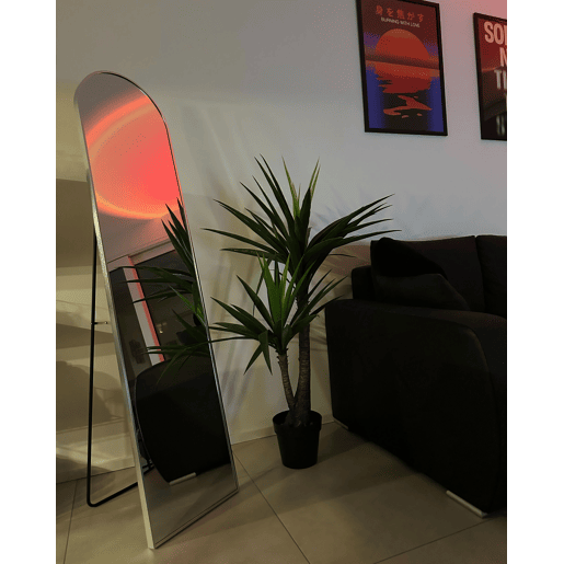 Espelho de pé BAGNOLET 150 cm Metal Prateado