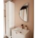 Beliani Espejo de baño BEZONS Beliani Espejo de baño BEZONS Gris