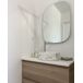 Beliani Espejo de baño BERGERAC Beliani Espejo de baño BERGERAC Gris