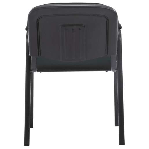 Silla Apilable de Conferencia Ken Pro de Tela Negro 55X53X79 cm