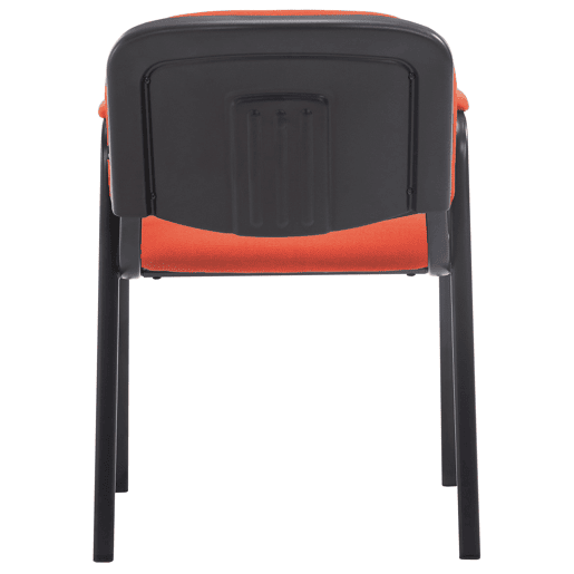 Silla Apilable de Conferencia Ken Pro de Tela Rojo 55X53X79 cm