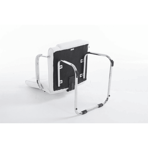 Silla Cantiléver XXL Attila Simil cuero Blanco 67X60X104 cm Silla Cantiléver XXL Attila Simil cuero Blanco 67X60X104 cm