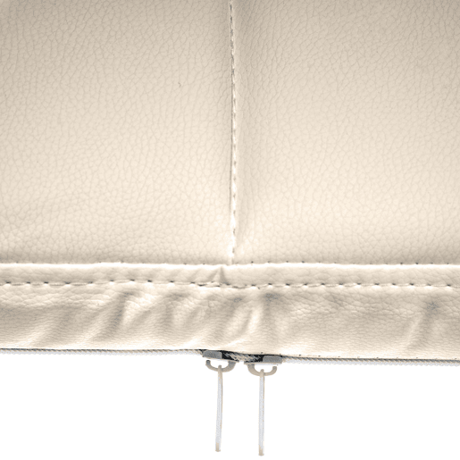 Silla Para Visitas Canada B Simil cuero Crema 58X59X84 cm Silla Para Visitas Canada B Simil cuero Crema 58X59X84 cm