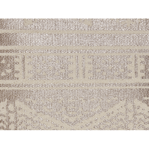 Almofada decorativa OUJDA Algodão 50 x 50 cm Rosa-dourado Padrão geométrico