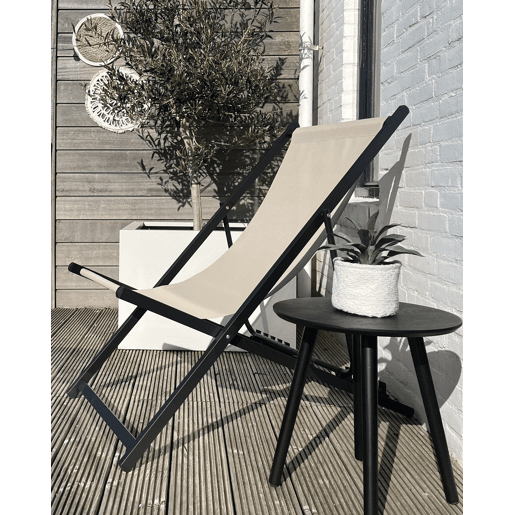 Cadeira de praia dobrável LOCRI II Metal Creme