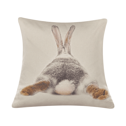 Conjunto de 2 almofadas decorativas BUXUS 45 x 45 cm Taupe