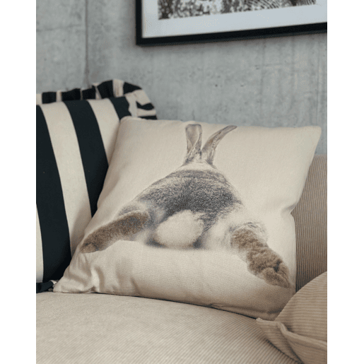 Conjunto de 2 almofadas decorativas BUXUS 45 x 45 cm Taupe