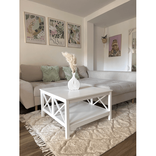Conjunto de 2 almofadas decorativas BACOPA Algodão 45 x 45 cm Verde Padrão chevrón