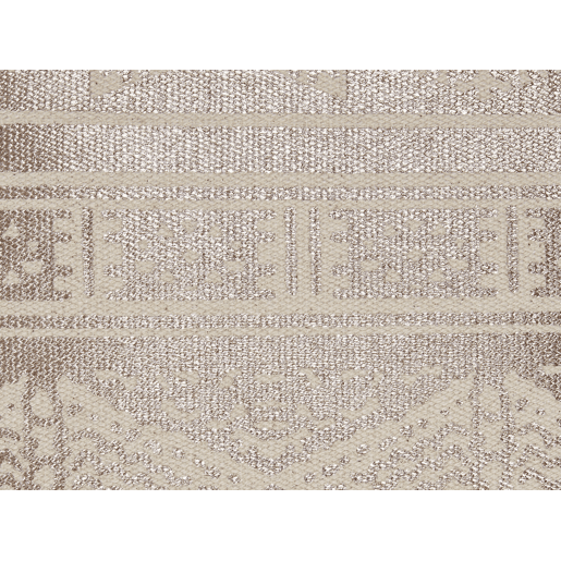 Conjunto de 2 almofadas decorativas OUJDA Algodão 50 x 50 cm Rosa-dourado Padrão geométrico