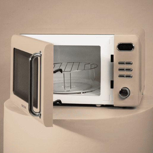 Cecotec ProClean 5110 Retro Beige Micro-ondas digital com grill de 20 l e 700 W. Cecotec ProClean 5110 Retro Beige Micro-ondas digital com grill de 20 l e 700 W.
