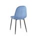Silla Teok Black Terciopelo Silla Teok Black Terciopelo Azul