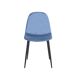 Silla Teok Black Terciopelo Silla Teok Black Terciopelo Azul