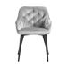 Silla Salle Terciopelo Silla Salle Terciopelo Gris Claro