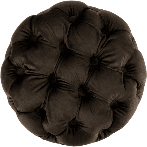Taburete Reposapies Drancy En Terciopelo MarrĂ³n oscuro 42X42X46 cm Taburete Reposapies Drancy En Terciopelo MarrĂ³n oscuro 42X42X46 cm