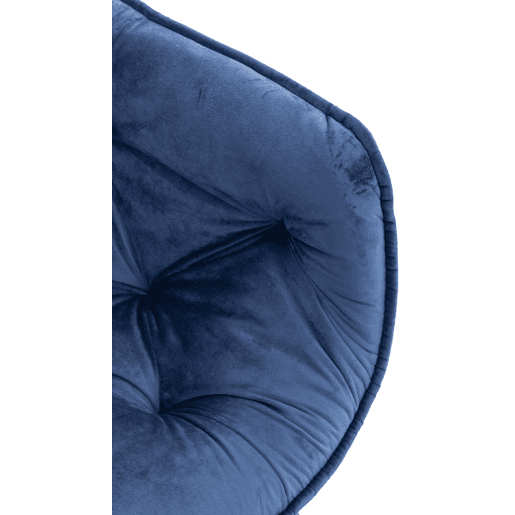 Silla Tanna en terciopelo 62X58X83 cm