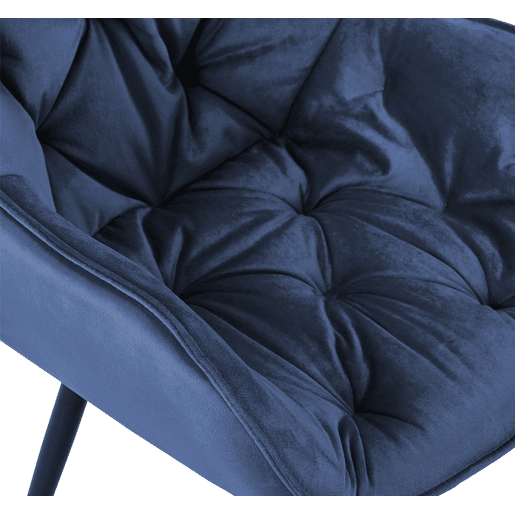 Silla Tanna en terciopelo 62X58X83 cm