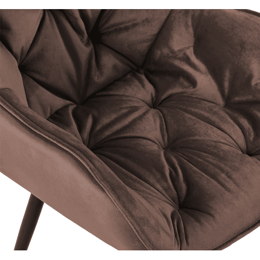 Silla Tanna en terciopelo 62X58X83 cm