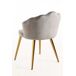 Silla Blume Gold Terciopelo Silla Blume Gold Terciopelo Gris