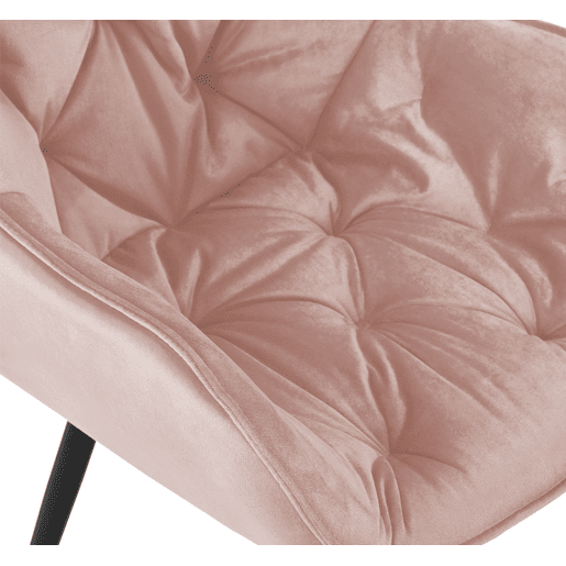 Silla Tanna en terciopelo 62X58X83 cm