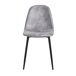 Silla Black Teok Polipiel Vintage Silla Black Teok Polipiel Vintage Gris Claro