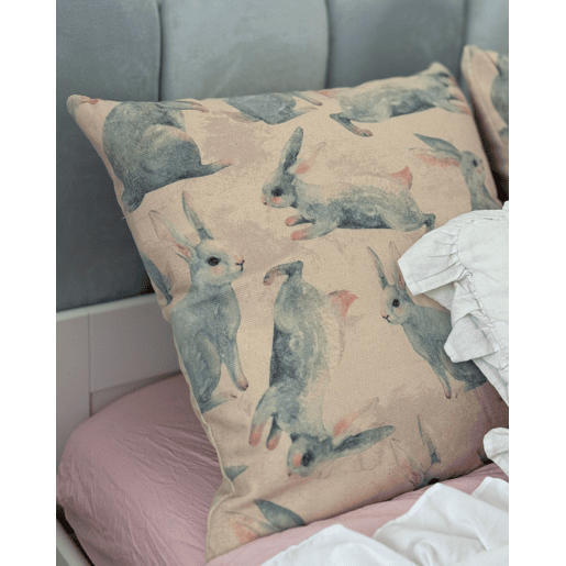 Conjunto de 2 almofadas decorativas RATIBIDA Algodão 45 x 45 cm Rosa