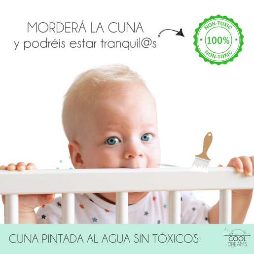 Berço co-sleeping Indi 120x60 + kit co-sleeping. Dos 0 aos 3 anos