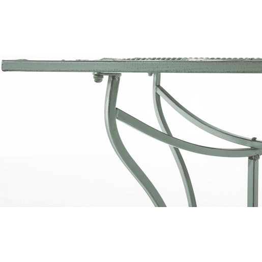 Mesa de jardin Asina Metal Verde antiguo 60X60X72 cm Mesa de jardin Asina Metal Verde antiguo 60X60X72 cm