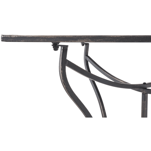 Mesa de jardin Asina Metal Bronce 60X60X72 cm