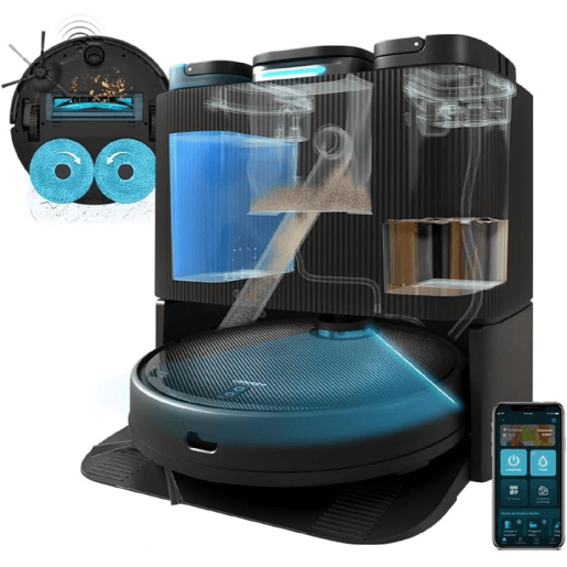 Robot Aspirador Cecotec Conga 11090 Spin Revolution Home&Wash 3200 mAh