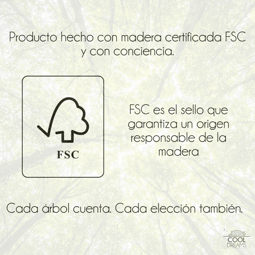 Berço Indi com colchão Morfeo, branco e madeira de faia + protetor de colchão Berço Indi com colchão Morfeo, branco e madeira de faia + protetor de colchão