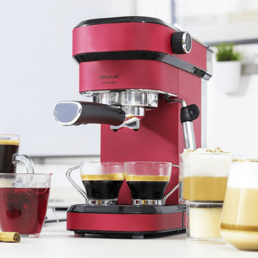 Cecotec Máquina de café expresso com 20 bares, ThermoBlock e vaporizador. Cecotec Máquina de café expresso com 20 bares, ThermoBlock e vaporizador.