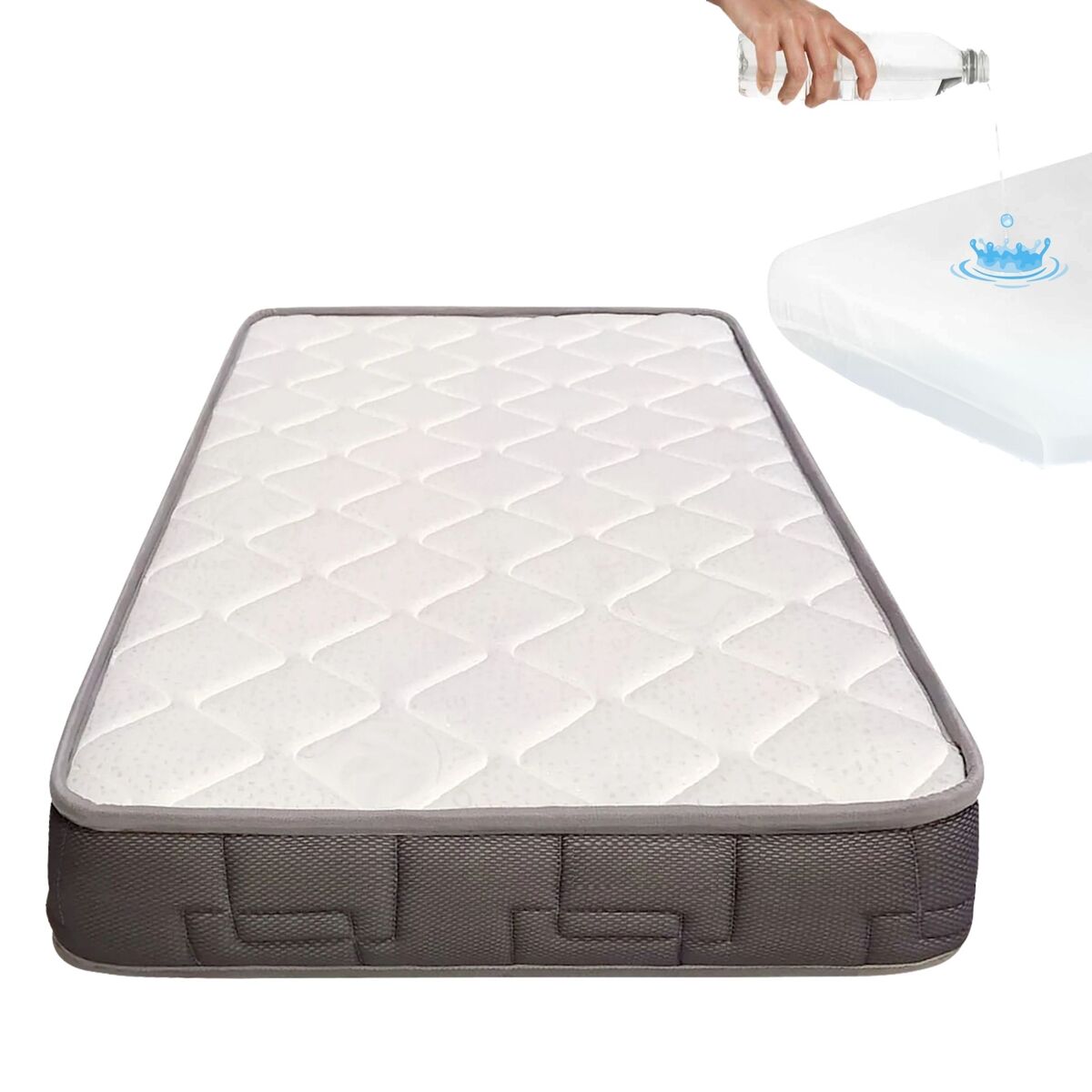 Colchón de minicuna bebé HR Morfeo + protector de colchón
