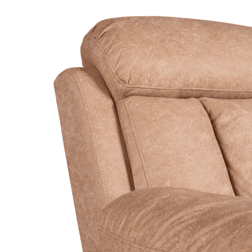 Sofá de relaxamento de 2 lugares Kendal Bege 152 x 101 x 97 cm
