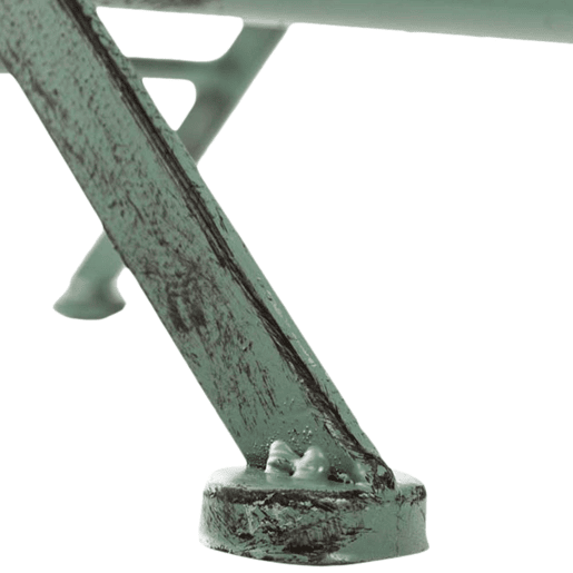 Silla De Jardín Plegable Sibell Metal Verde antiguo 49X42X91.5 cm