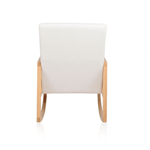 Cadeira de baloiço Ember Creme - Rattan 65 x 98 x 82 cm