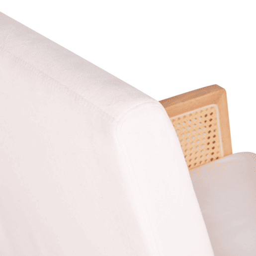 Cadeira de baloiço Ember Creme - Rattan 65 x 98 x 82 cm