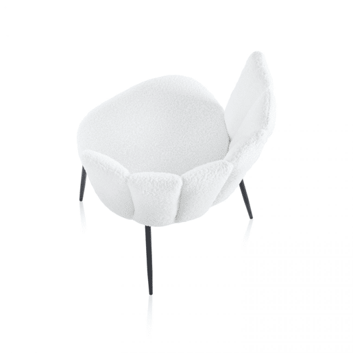Conjunto de 4 cadeiras de jantar Bodhi Croché na neve 60 x 79 x 57 cm