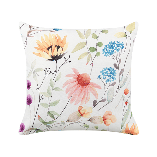 Conjunto de 2 almofadas de jardim MONESI Padrão floral 45 x 45 cm Multicolor