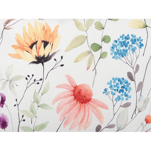 Conjunto de 2 almofadas de jardim MONESI Padrão floral 45 x 45 cm Multicolor