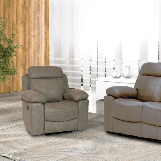 Poltrona de descanso Nellie Cimento 106 x 102 x 96 cm