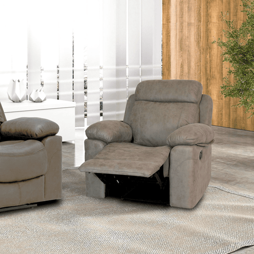Poltrona de descanso Nellie Cimento 106 x 102 x 96 cm