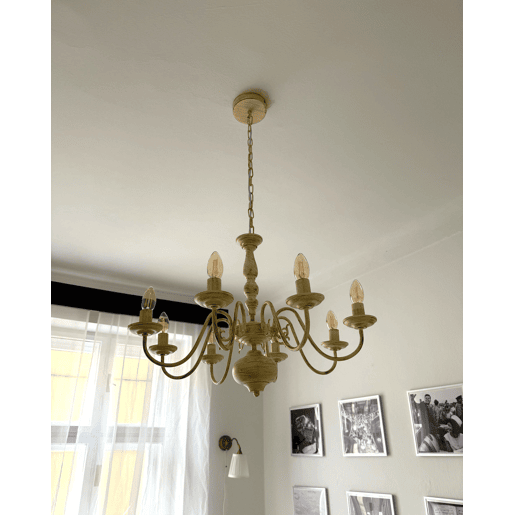 Lustre BRITHON Metal Branco Lustre BRITHON Metal Branco