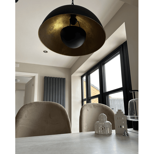 Candeeiro suspenso THAMES Metal Preto