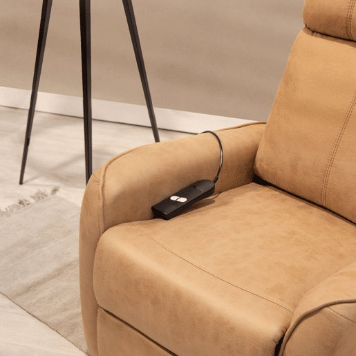 Cadeira de relaxamento Karl Powerlift Pedra 72,5 x 104 x 87160cm cm