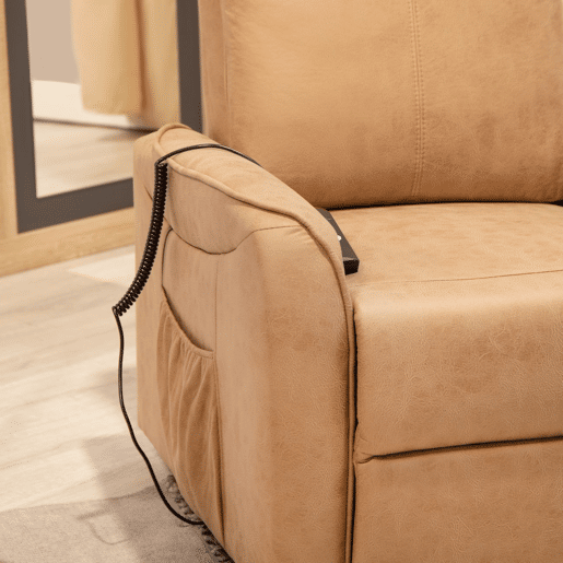 Cadeira de relaxamento Karl Powerlift Pedra 72,5 x 104 x 87160cm cm